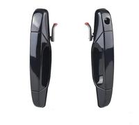 HGNMPGVVTZ Poignée Extérieure De Porte Pour Cadillac Pour Escalade Pickup 2007 2008 2009 2010 2011 2012 2013 Références 5960521 Et 25960526 Poignée De Porte Extérieure Chromée(Black Front Side)