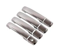 HGNMPGVVTZ Poignée Extérieure De Porte Pour Nissan Pour Qashqai J10 2007 2008 2009 2010 2011 2012 2013 Autocollants Chromés Pour Poignées De Porte Accessoires De Style Automobile(No button handle)