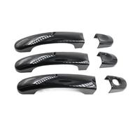 HGNMPGVVTZ Poignée Extérieure De Porte Pour VW T5 T6 Pour Transporter Pour Caravelle Caddy 2004-2010 2011 2012 2013 2014 2015 Garniture De Poignée Porte En Fibre Noire Brillante(Gloss Black)