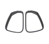 HGNMPGVVTZ pour X1 U11 2023 2024 Rétroviseur Chromé avec Sourcils, Pare-Soleil, Pare-Pluie Et Cadre Finition Accessoires Extérieurs (Fibre de Carbone)