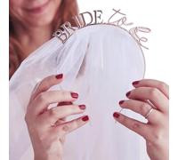 hgnxa Bandeau de voile de mariée brillant pour mariée - Coiffe populaire pour enterrement de vie de jeune fille