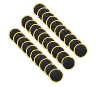 hgnxa Lot de 30 rustines de réparation de pneu de vélo sans colle - Patchs portables pour réparation d'urgence