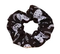 hgnxa Serre-tête antidérapant style punk pour enfants Punk Halloween imprimé Hairband et élastique pour queue de cheval