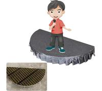 HGOuhK Estrades de chœur pliables Plate-forme de scène portable, cadre passerelle mariage semi-circulaire, petite spectacle ; et pliable