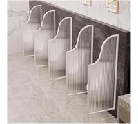 HGOuhK Kit de quincaillerie Wall Mounted Translucent Urinal Separating Baffle,for Privacy Protection for Kindergartens Schools pour échelle de bibliothèque roulante(Bianco)