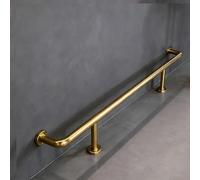 HGOuhK Kit Repose-Pieds pour Barre Repose-Pieds Rond for Bar/îlot de Cuisine, kit Repose-Pieds avec d'installation - Commercial/résidentiel(Gold,100cm/3ft)
