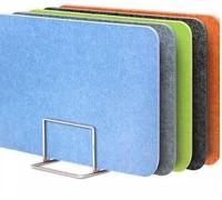 HGOuhK Panneau de séparation de confidentialité for Bureau, cloison d'isolation phonique à Pince for écoles, salles de Classe et étudiants(Blu,30X100CM)
