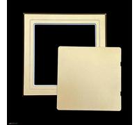 HGOuhK Porte d'Inspection Panneau d'accès mural auto-adhésif, porte for douche, dissimule le couvercle du trou compteur électrique(Gold,150x150mm/6x6in)