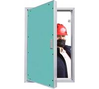HGOuhK Porte d'Inspection Porte d'accès à la plomberie, panneau de dissimulation d'inspection peinture avec serrure et clés, porte maintenance sécurité industrielle(WxH 60x100cm)