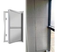 HGOuhK Porte d'Inspection Porte d'accès cachée en métal for grenier de douche, porte dissimulée à pousser for ouvrir, couvercle trou mural(28x40in (70x100cm))