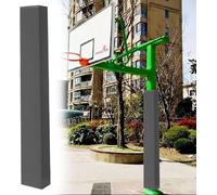 HGOuhK Rembourrage de Poteau Basket-Ball résistant aux intempéries, Protection Coussin sécurité for Garage, sous-Sol et poteaux d'aire Jeux(Grigio,4"x4"(10x10cm))