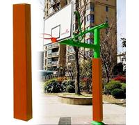 HGOuhK Rembourrage de Poteau Basket-Ball résistant aux intempéries, Protection Coussin sécurité for Garage, sous-Sol et poteaux d'aire Jeux(Orange,4"x4"(10x10cm))