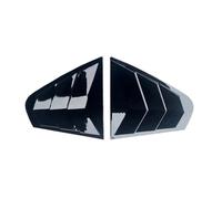 HGPVPKZAZD Spoiler Latéral Fenêtre pour VW pour MK6 2012 2013 2014 2015 2016 2017 2018 Couvercle Volet Fenêtre Arrière Voiture Autocollant Garniture Stores Ventilation Becquets Arrière(Gloss Black)