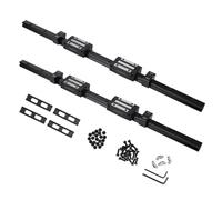 HGR15 - Ensemble de guidage linéaire 1 000 mm, 2 pièces de rails linéaires de 1 000 mm et 4 pièces de blocs coulissants HGH15CA