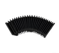 HGR20 Housse anti-poussière CNC pour rails de guidage linéaires Soufflet flexible Résistant à l'huile, à l'eau et à la poussière Convient pour fraisage et outils (longueur étirée 500 mm)