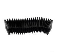 HGR20 - Housse de protection flexible à soufflet télescopique pour rails de guidage linéaires sur machines CNC, résistant à l'huile et à la poussière, texture lisse (longueur étirée 500 mm)