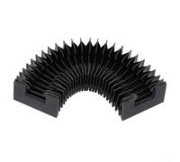 HGR20 Housse de rail de guidage linéaire | Protection à soufflet flexible pour machine-outil CNC | Housse anti-poussière télescopique pour imprimante 3D fraisage équipement de gravure (longueur étirée