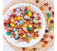 HGRGHH 500g Pierre Precieuse Naturelles, 0.8-2cm Set de Pierres Précieuses, Pierres MéLangées, Pierres Précieuses Colorées Naturelles Enfant pour 6 7 8 9 10 Ans, Décoration, Cadeau