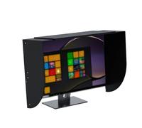 HGSHMY Capot d'Écran d'ordinateur de Bureau, Capot de Moniteur Contre l'Éblouissement Solaire, Largeur Ajustable 41-71 CM, pour Écrans 18.5-27”, Réduction de l'Éblouissement