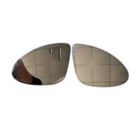 Hgsnvs Rétroviseur Rechange Miroir pour Cayenne 958-2 Model 2015 2016 2017 Auto Dimming Anti GRE Heated Rear Mirror Gss Left Or Right Extérieur Réglable Verre de Recul(A Pair)