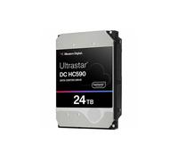 WD Ultrastar DC HC590 0F59373 - Disque dur - Centre de données - chiffré - 24 To - interne - 3.5" - SAS 12Gb/s - 7200 tours/min - mémoire tampon :