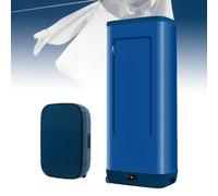 HGSTM Sèche-Linge Électrique - Repassage À Vapeur Entièrement Automatique, Défroissage Et Pliage, Défroisseur Portable Pliable, avec Minuterie, Idéal for La Maison Les Voyages(Blue)