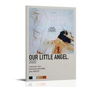 HGTERRGTJ Impression sur toile « Our Little Angel » - Modèle de rôle - Impression d'art mural esthétique pour chambre - 60 x 90 cm - Style cadre