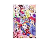 HGTERRGTJ The Amazing Digital Circus Poster Impression sur toile Décoration murale Esthétique Poster Art Peinture pour chambre 40 x 60 cm Sans cadre