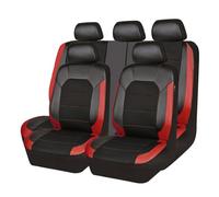 HGTHHK Voiture Ensembles De Housses Siège, pour Suzuki SX4 / SX4 S-Cross JY/GY/EY/RW /3.Gen 2006-2019 2020-2025 Housses de siège de Voiture,Interieu Accessoire,Confortables Respirant,E-Red