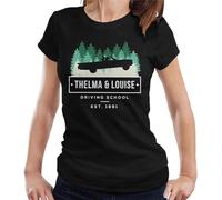 HGTRBV Thelma and Louise Driving School Women's T-Shirt Black BlackM