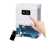 HGTRH 3L Deshumidificateur D'air, 100W Déshumidificateur Electrique avec Lumière D'ambiance Colorée Télécommande Arrêt Automatique pour Cave Salle de bain 20㎡