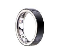 HGTRH Bague Intelligente en Céramique, Récent Appareil Portable Intelligent Moniteur de Fréquence Cardiaque et de Tension Artérielle Tracker D'activité Physique étanche IP68 Black 10#