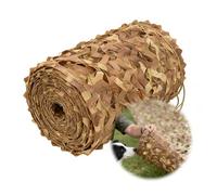HGTRH Filet de Camouflage Militaire Camping et Chasse Voile d'ombrage, Filet Camo Sable Décoratif pour Jardin, Fête, Airsoft, Rideau d'Intimité Extérieur 7x15m