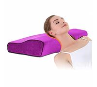 HGTRH Oreiller Ergonomique Cervical Memoire De Forme Ferme, Oreiller Anti Ronflement Efficace Anti Acarien Hypoallergénique Lavable pour Douleur Cou Et Aux Epaules Dormir Côté Et sur Dos