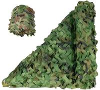 HGTRH Rouleau de Treillis de Camouflage de Grande Taille Idéal Le Camouflage, la Chasse, la décoration Parfait Faire de l'ombre Forest 2M*10M(6.56ft*32.81ft)