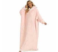 HGTRH Sweat à Capuche, Couverture à Capuche Surdimensionnée, Taille Unique Épais Pull Capuchon en Polaire Sherpa pour Femmes, Filles, Adultes, Adolescent Pink