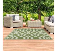 HGTRH Tapis Exterieur Terrasse Resistant A La Pluie, Tapis D'ExtéRieur pour Salon De Jardin Tiss PolypropylèNe RéSistant à l'usure Tapis D'ExtéRieur Camping ImperméAble Antidérapant