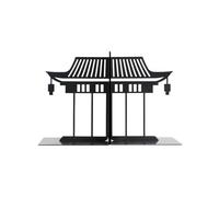 HGTYDV2 1 Paire de Serre-Livres en métal Chinois pour étagères, Serre-Livres créatifs de Style Asiatique Ancien, Support de Livre décoratif Robuste pour décoration de Bureau et d'étude