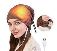 HGUIM Bonnet chauffant USB élégant et chaud pour l'hiver - homme femme le ski, camping, la chasse 220829GS05-2-9293-1641060191 Kaki 20 cm