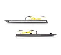 Hguvsjd Clignotants À LED Dynamiques Pour Toyota Pour RAV4 Décoration DRL 2019 2020 2021 Clignotant Feux Jour LED Couvercle Ventilation Capot Moteur Voiture(Clear Lens)