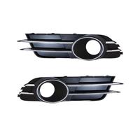 Hguvsjd Feux Antibrouillard Avant Pour A6 C7 2011-2015 Grille Régulière Pare-chocs Avant Couverture Lumière Brouillard 4GD807681B 4GD807682B Grille Lampe Brouillard(A pair)