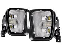 Hguvsjd Feux Antibrouillard Avant Pour Dodge Pour Ram 1500 2013 2014-2018 DRL Signal Virage Blanc Jaune Voiture LED Lampe Brouillard Lumières Jour(DRL White)