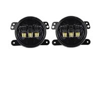 Hguvsjd Feux Antibrouillard Avant Pour Hummer H1 & H2 03-09 4 Pouces Rond LED Avant Conduite Feux De Brouillard(No halo)