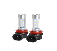 Hguvsjd Feux Antibrouillard Avant Pour Suzuki Pour Jimny Pour Grand Pour Vitara Pour SX4 Pour Splash 2 X Angel Eye Fog Light Car Front Bumper Halo Ring Fog Lamp DRL(2 X LED Bulbs)