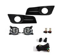 Hguvsjd Feux Antibrouillard Avant Pour Toyota Pour Corolla 2004-06 Version Européenne Lampe Brouillard Lumières Jour Couverture Grill Lunette Phares Brouillard 12Va(LED White)