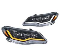 Hguvsjd Phare Avant Auto Pour 8e Génération Pour Civic FD1 FD2 FD3 Pour Phares À LED Type R 2007-2011 Feu Avant Voiture DRL Modifié Clignotant Lampe Automatique(Droite)