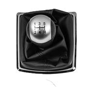 Hguvsjd Pommeau De Levier De Vitesse Pour Ford Pour Focus 2 Pour Mondeo MK2 2005 2006 2007 2008 Pommeau Levier Vitesse Soufflet Levier Vitesse Housse Protection(Silver 5Speed)