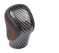 Hguvsjd Pommeau De Levier De Vitesse Pour Lexus ES GS-450H GX IS-300 NX-300H RC-300 RX-350 2015-2021 Pommeau Levier Vitesse 3 Couleurs(Carbon-Hole-Red Line)
