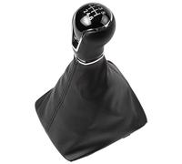 Hguvsjd Pommeau De Levier De Vitesse Pour Seat Pour Leon III 3 MK3 2012-2020 Avec Soufflet En Cuir Pommeau Levier Vitesse Manuel 5/6 Vitesses(Type5)