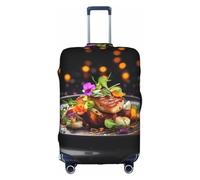 Hgvcse Housse de bagage de voyage pour photographie alimentaire - Protection de valise - 45,7 à 81,3 cm - Accessoire de bagage - Blanc - Taille S - Blanc - Petit, Blanc., s